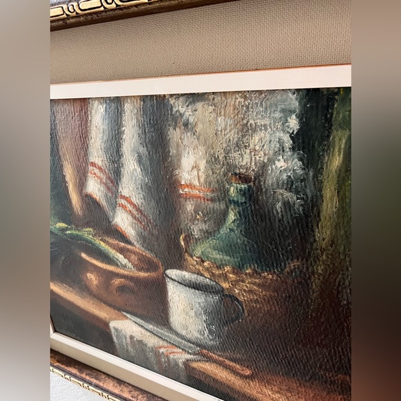 Vintage Framed painting - Picture 3 of 9